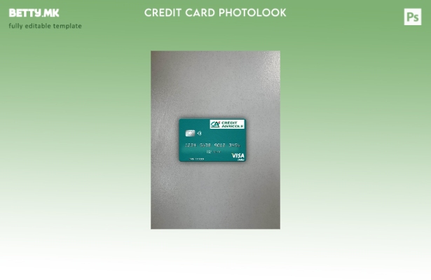 модерен стил Франција Кредит Агрикол банка виза дебитна картичка photolook пред 